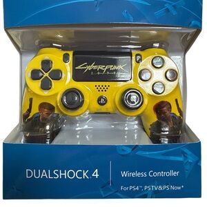 Sony DualShock 4 Wireless Controller - Cyberpunk Edition Yellow